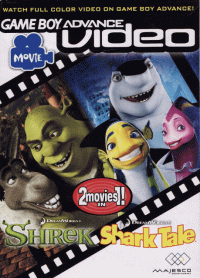 GBA Video Shrek & Shark Tale GameBoy Advance  box art